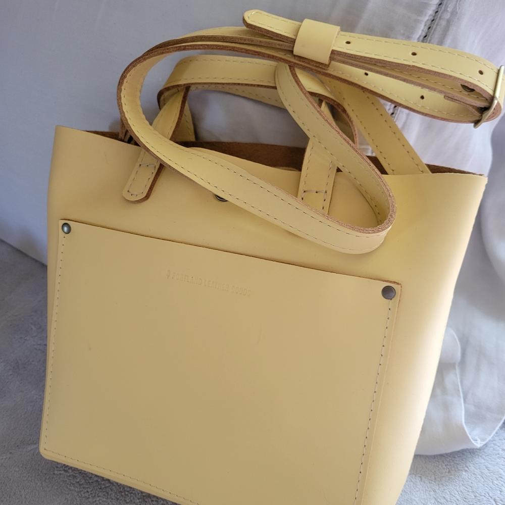 Portland Leather Mini Crossbody Tote Bag *with Free Gift*